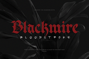 Blackmire-Dark Gothic Blackletter, a Blackletter Font by Rochart