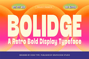 Bolidge, a Sans Serif Font by graphicook (Thumbnail 1 of 10)