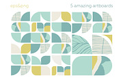 Vintage geometry patterns collection, a Pattern Graphic by lisa_kalev (Thumbnail 13 of 14)
