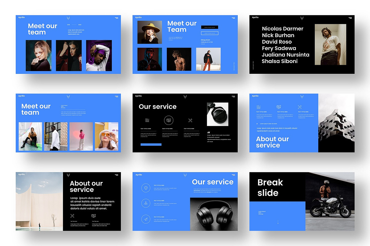 Aprilio - Business Google Slide, a Presentation Template by Dens Creative Studio (Photo 3 of 6)