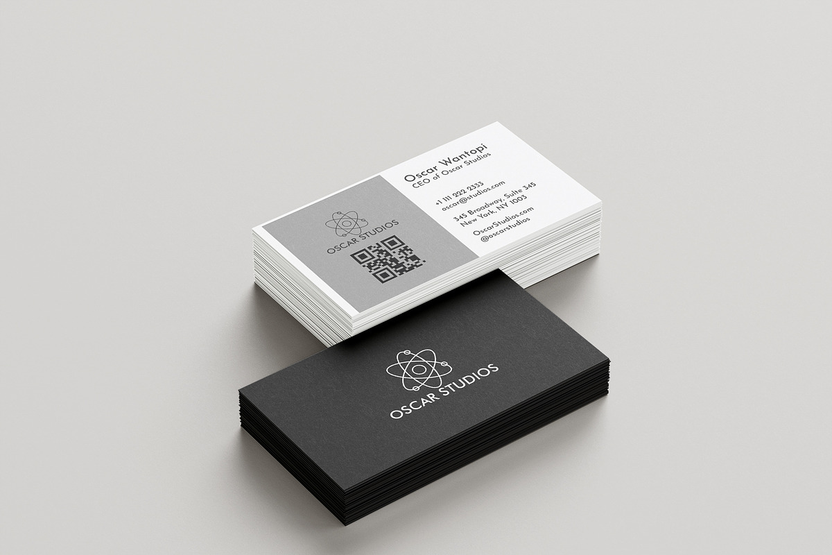 Business Card, a Business Card Template by Oskar Wantopi (Photo 1 of 2)