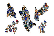 Paisley Vector Bundle, an Illustration by StabuLaRasa illustration (Thumbnail 6 of 27)
