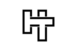 Letter HT Monogram Logo