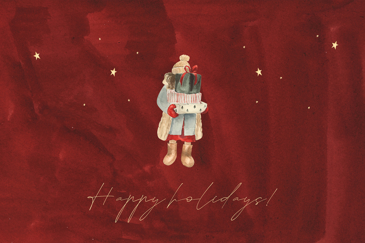 Winter memory Christmas, a Seasonal Illustration by LiChu Art (Photo 30 of 30)