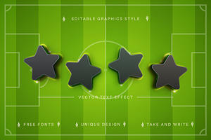 Soccer - Editable Text Effect