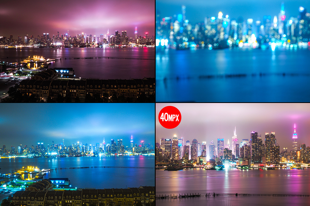 Manhattan at night from NJ / 33pics, a Graphic by tydla (Photo 4 of 9)