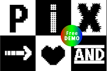 FONT | PIXEL pattern