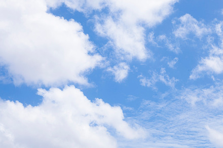 Sky and clouds containing sky, blue, and cloud, a Nature Photo by a454