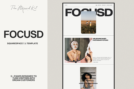 Focusd | Squarespace7.1 Web Template, a Squarespace Template by The Brand Kit