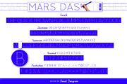 Mars Dashed, a Font by Beast Designer (Thumbnail 2 of 2)