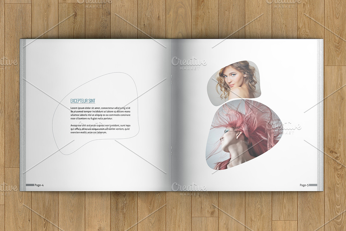 Photo Album Booklet Template-V666, a Brochure Template by Template Shop