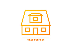 Bungalow pixel perfect gradient line