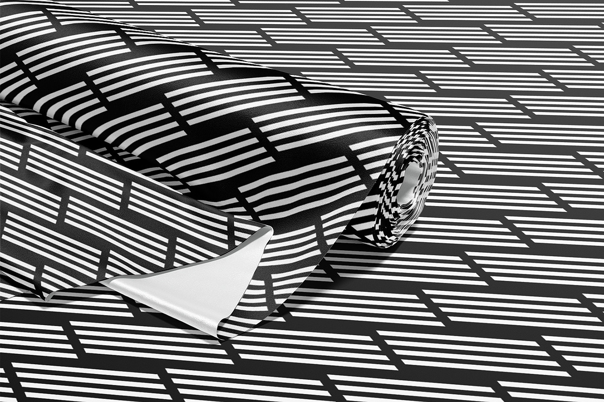 Geometric Optical Stripes, a Pattern Graphic by MalyskaStudio (Photo 9 of 11)