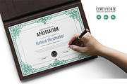 567. Modern Certificate Template, a Stationery Template by CreativeRezwan (Thumbnail 2 of 3)
