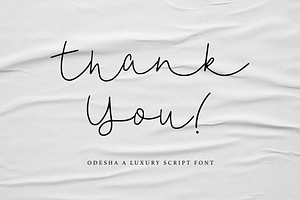 My Odesha Script Font