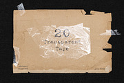 20 Clear Plastic Tape Overlay, an Object Graphic by smishura (Thumbnail 1 of 2)