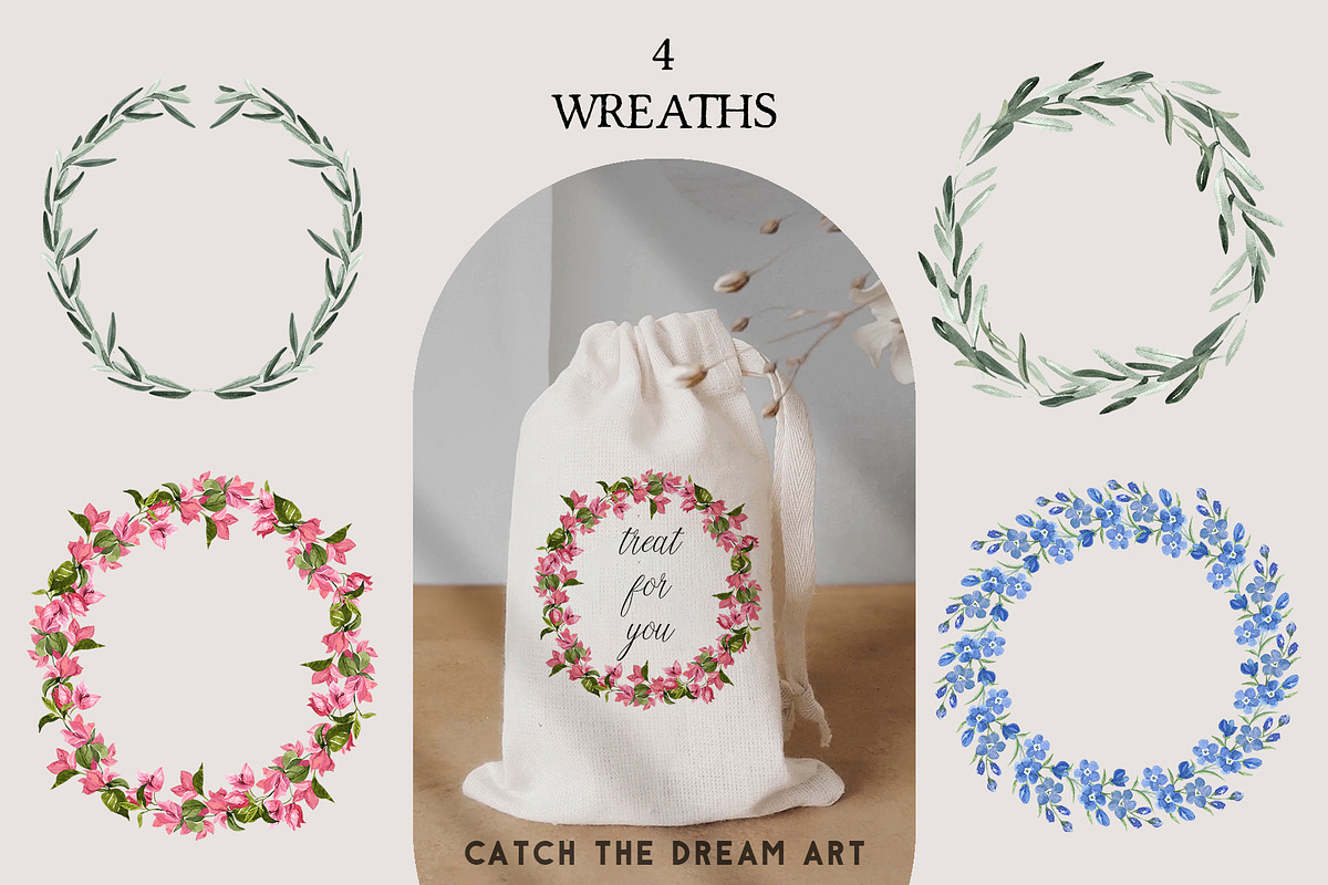 SANTORINI Wedding Aesthetic, a Decorative Illustration by Catch the Dream Art (Photo 10 of 18)
