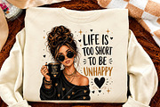 Chic Coffee Girl PNG Clipart PNG, a Seasonal Illustration by Canvas Craft (Thumbnail 4 of 6)