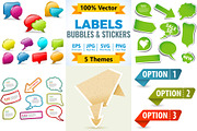 Speech Bubbles, Social Media Sticker, a Decorative Illustration by TAlex (Thumbnail 1 of 7)