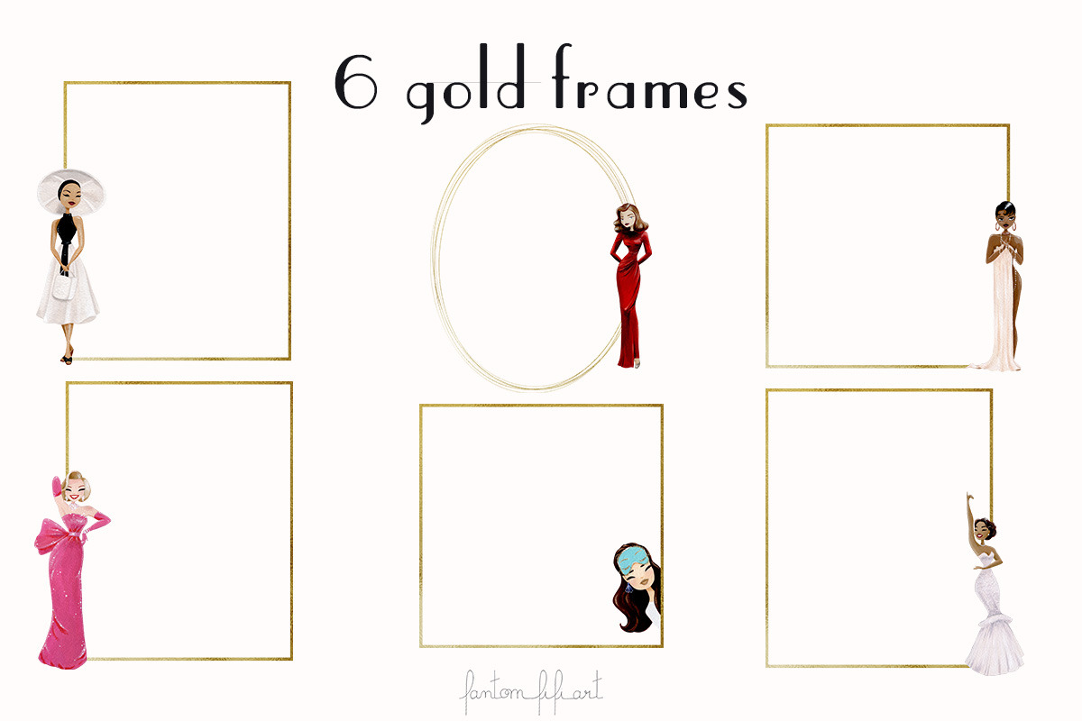 Hollywood Vintage 2, an Illustration by Fantom Fifi Art (Photo 5 of 9)