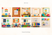 25 Classroom Poster Canva Mockups, an Advertising Mockup by Matisse Studio (Thumbnail 5 of 7)