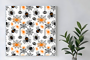 Halloween Spiders and Webs Seamless, a Pattern Graphic by Sharon Schwalbe (Thumbnail 3 of 4)