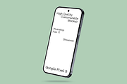 Pixel 9 Smartphone Mockup, a Device Mockup by Mockupdaddy (Thumbnail 9 of 37)