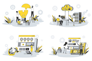 Business UI Illustrations