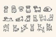 85 Hand-Drawn Dogs Procreate Stamps, a Brush Add-On by Veronika Gotovceva (Thumbnail 3 of 8)