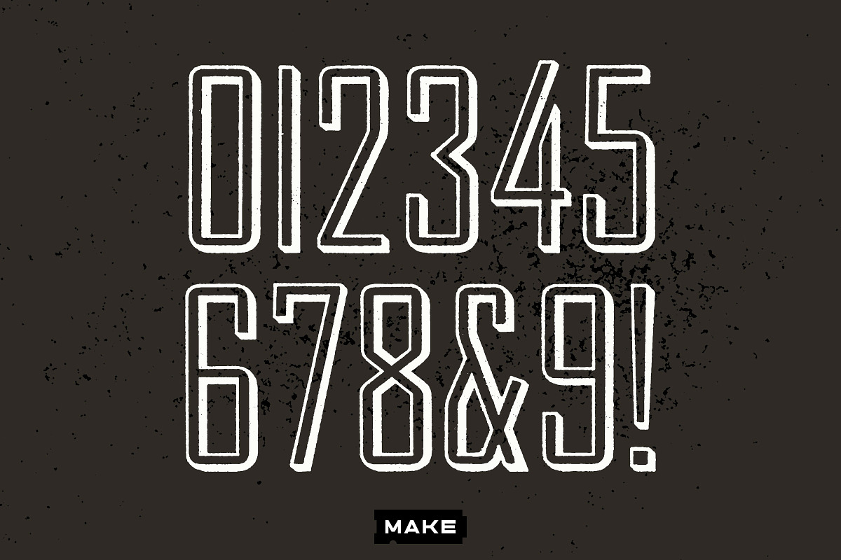 Letterpress Agency, a Font by Heavy Metal Type Co. (Photo 4 of 5)