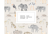 Nursery safari animals baby pattern, a Pattern Graphic by Milatoo (Thumbnail 4 of 4)