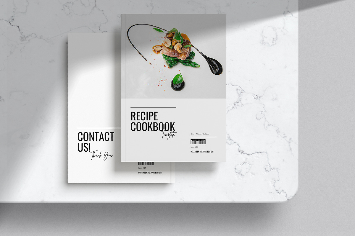 Recipe Cookbook Template, a Magazine Template by DesignCrest (Photo 10 of 17)