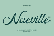 Naeville, a Script Font by StudioRhd (Thumbnail 1 of 10)