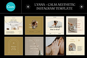 LYANA - Calm Aesthetic IG CANVA, a Social Media Template by Elokka Std. (Thumbnail 4 of 9)