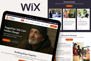 Homeless Shelter / Volunteer Website, a Wix Template by Kitteeh
