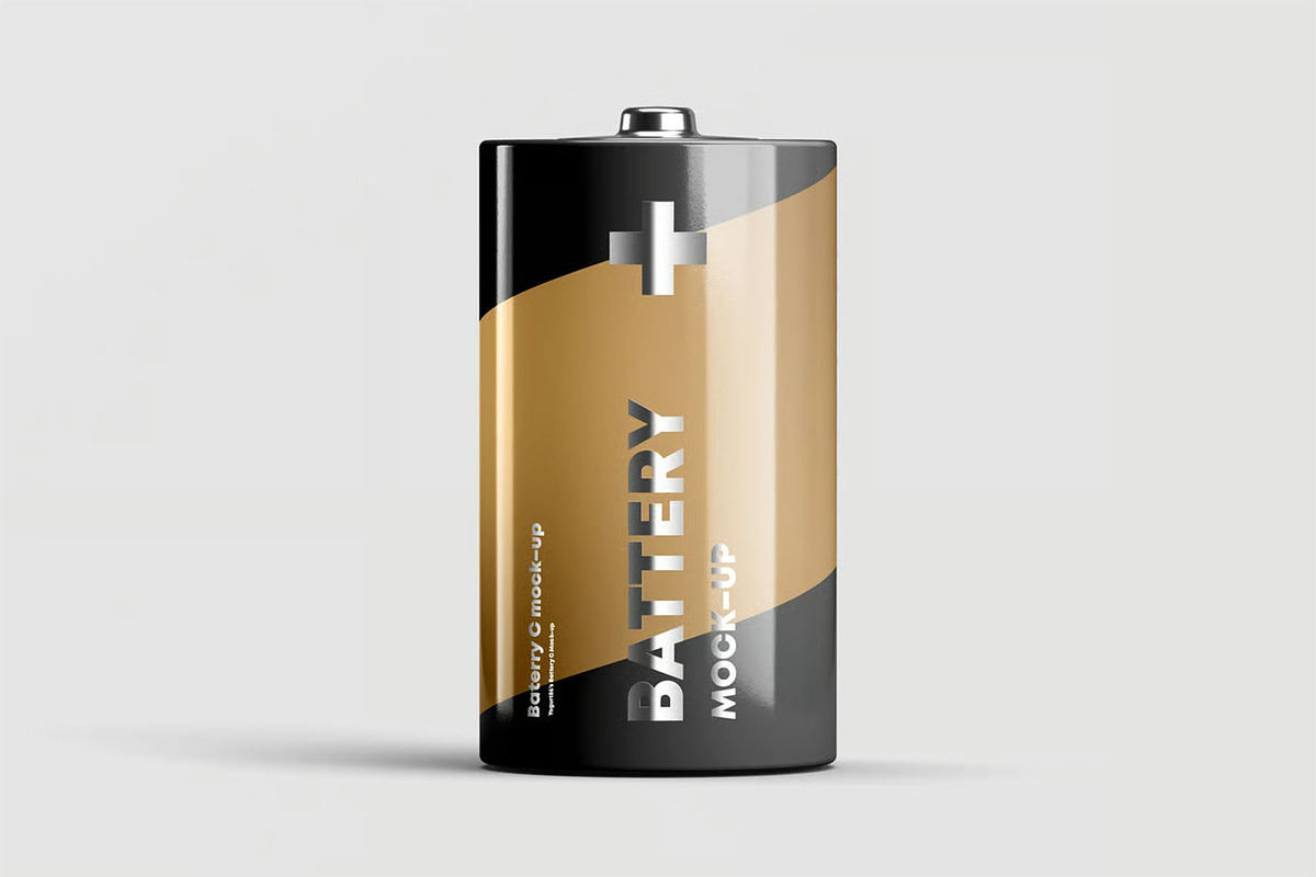 Battery C Mock-up, a Product Mockup by zippypixelstudio (Photo 8 of 9)