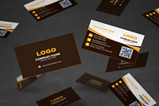 Simple Minimalist Black Business, a Business Card Template by Vitoria's Collection (Thumbnail 1 of 4)