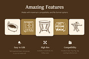 Furniture Doodle Icon Set, an Outline Icon by Vectors Market (Thumbnail 2 of 8)