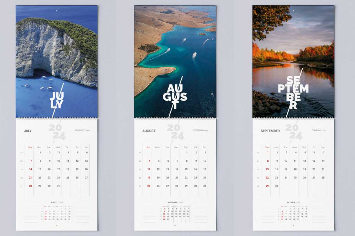 New Business Wall Calendar 2024, a Print Template by Simbos (Photo 4 of 5)