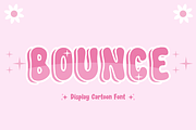 Bounce - Bubble Font Type, a Font by KiddoGlyphs Studio (Thumbnail 1 of 3)