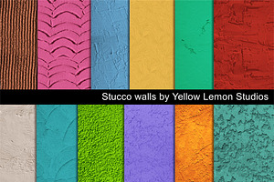 Stucco wall backgrounds