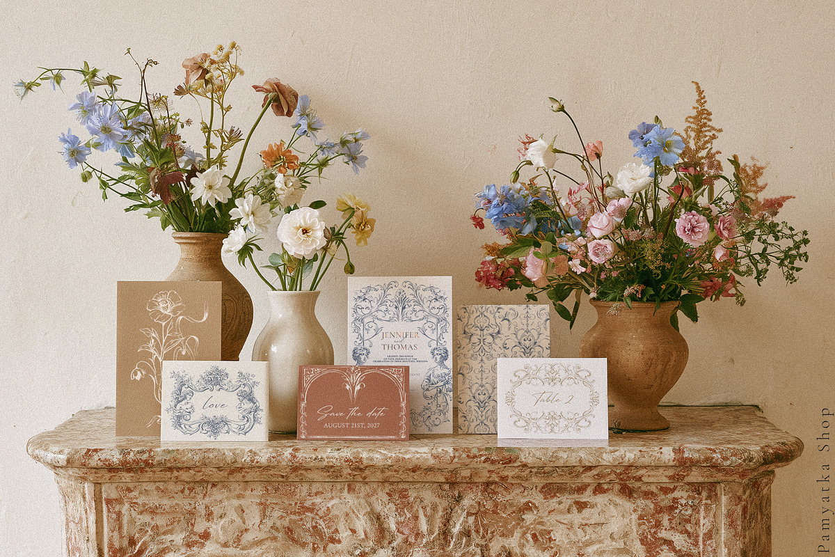 The Baroque Era- Vintage Vector set, a Decorative Illustration by Pamyatka Shop (Photo 3 of 23)