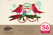 Graphics Bundle: Holiday Birdies, a Templates & Theme by Jenny Hansen Suites (Thumbnail 1 of 5)