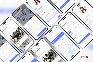 Fitness Center Finder App UI Kit