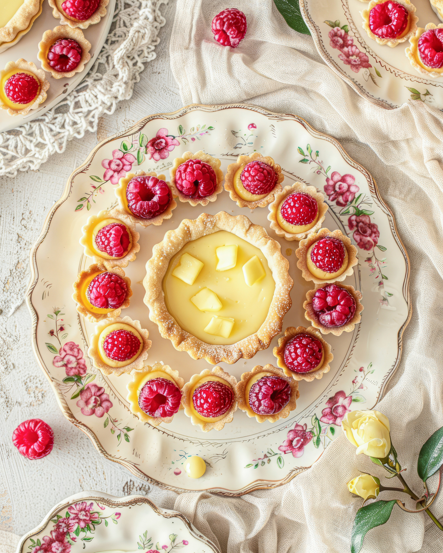 Berry Tarts and Lemon Pies ai | Food Images ~ Creative Market