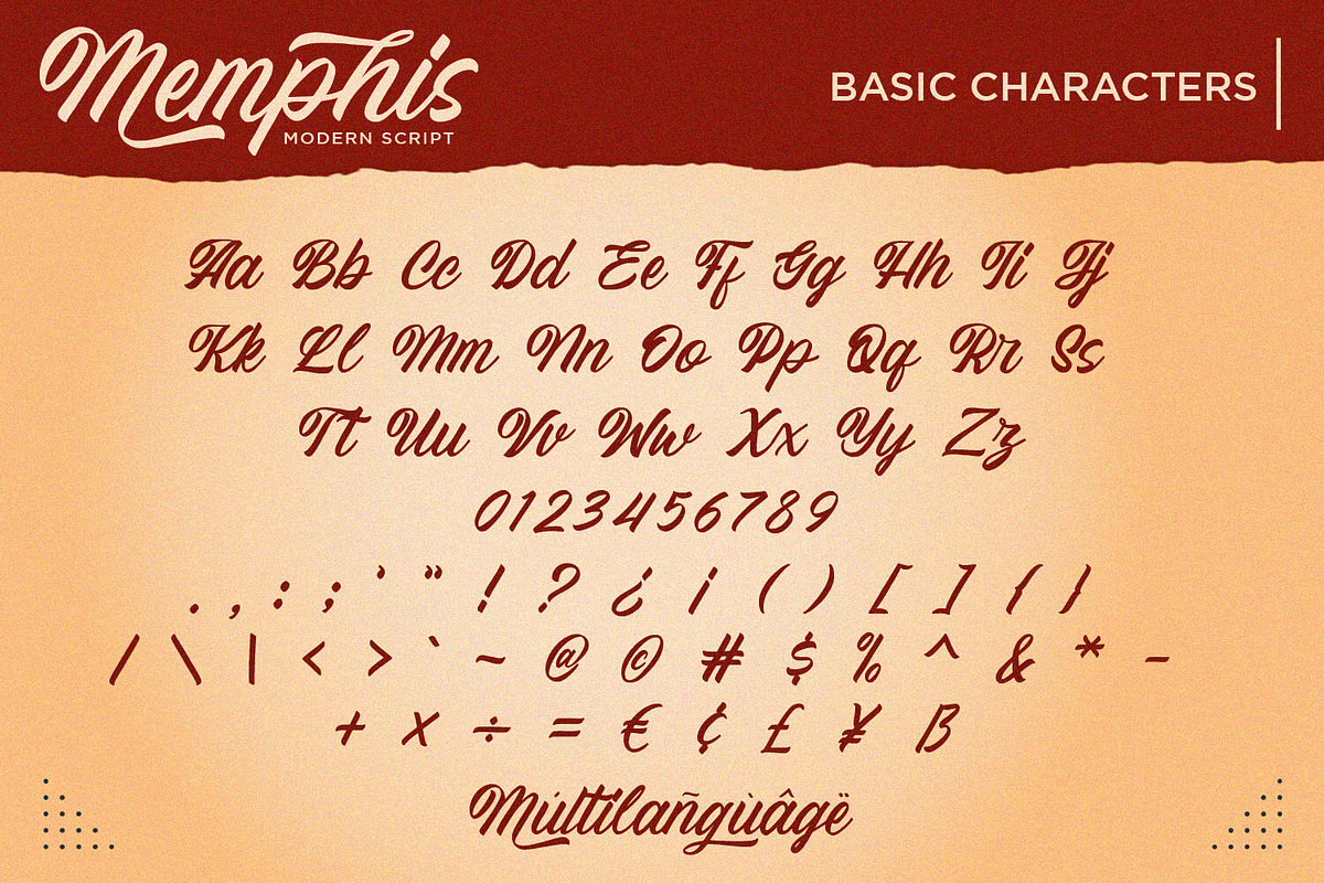 Memphis - Modern Script Font, a Handwritten Font by Alpaprana (Photo 10 of 11)