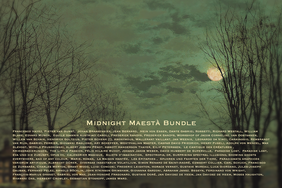 1000+ Midnight Maesta Mega Bundle, a Background Graphic by Digital Museum (Photo 5 of 6)