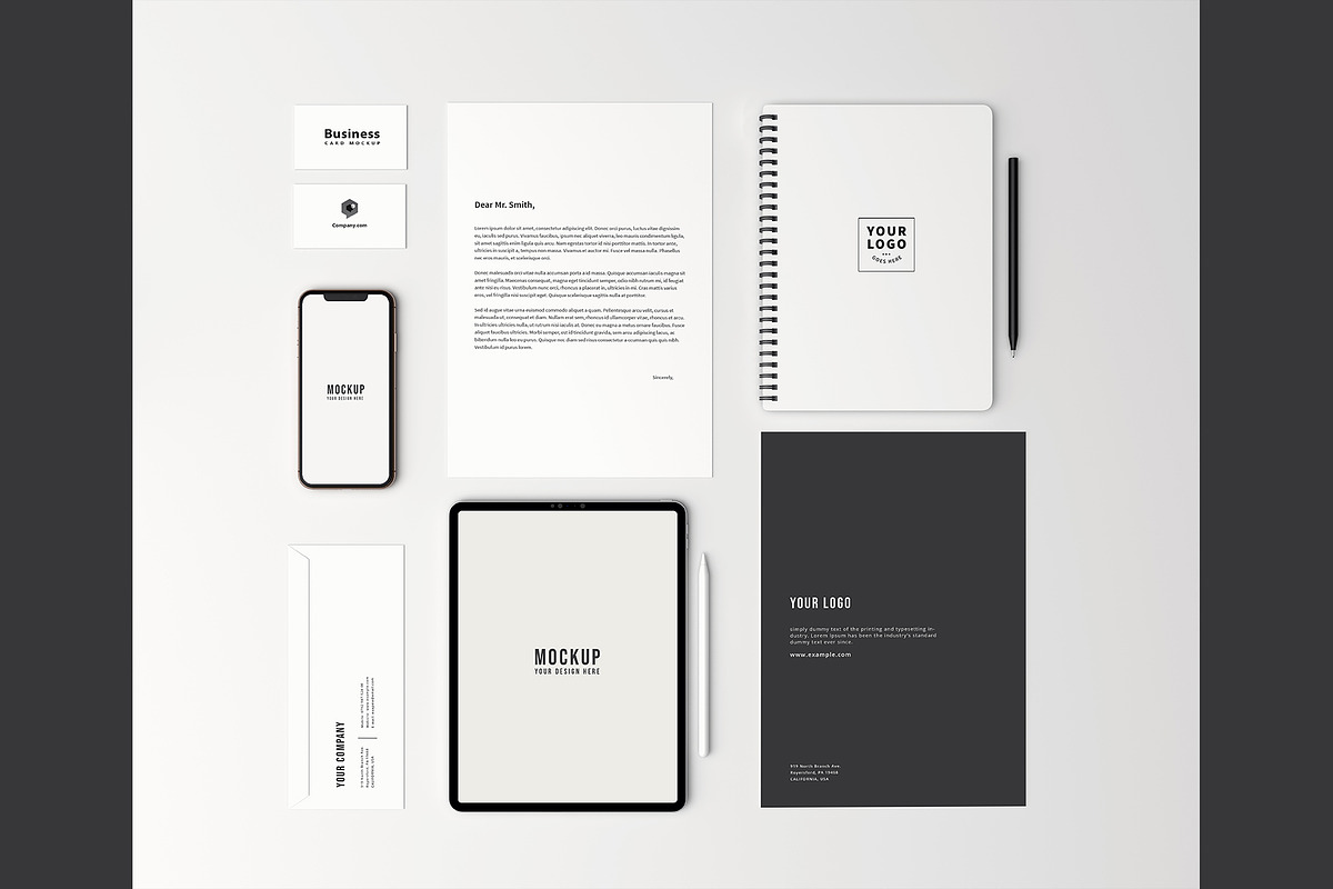 Stationery Branding Mockup Bundle V2, a Product Mockup by Designrepos (Photo 1 of 10)