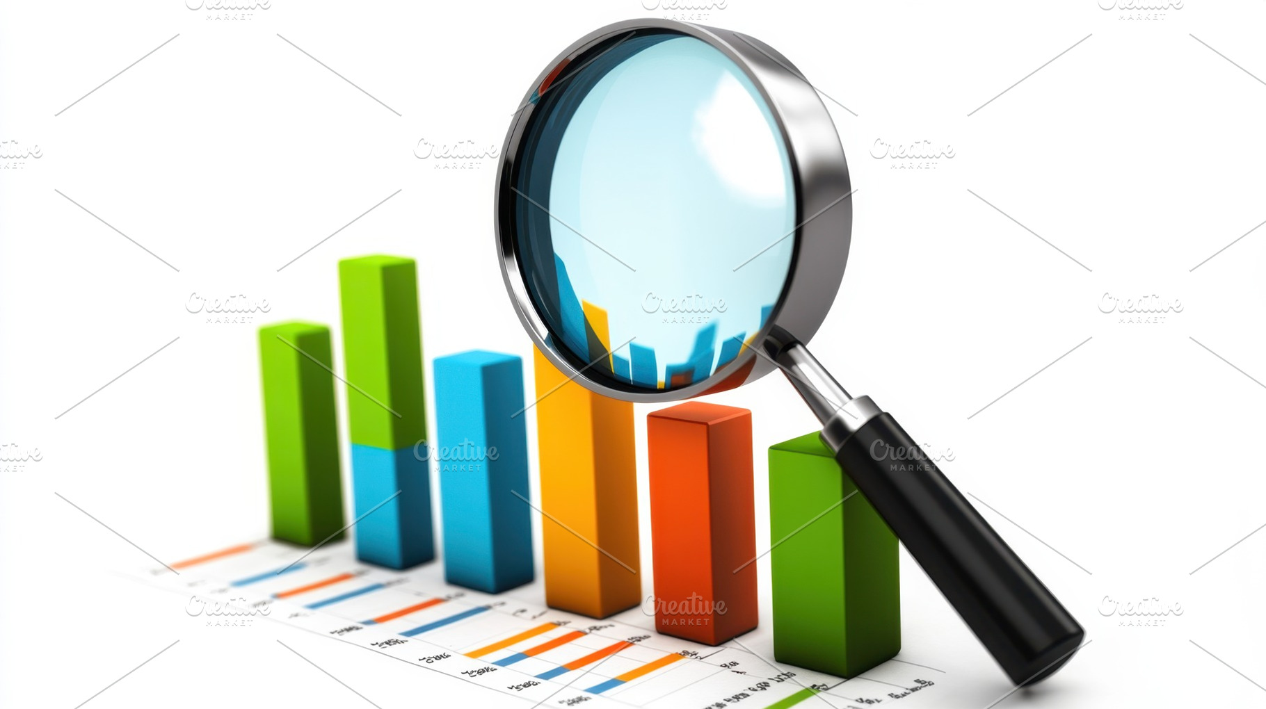 Data analysis under magnifier, a Photo by Beautiful things