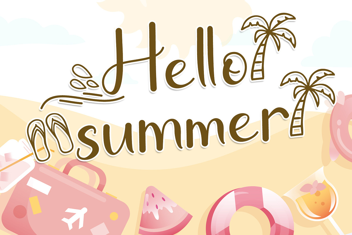 Summer Story, a Font by AEN Creative Studio (Photo 3 of 10)